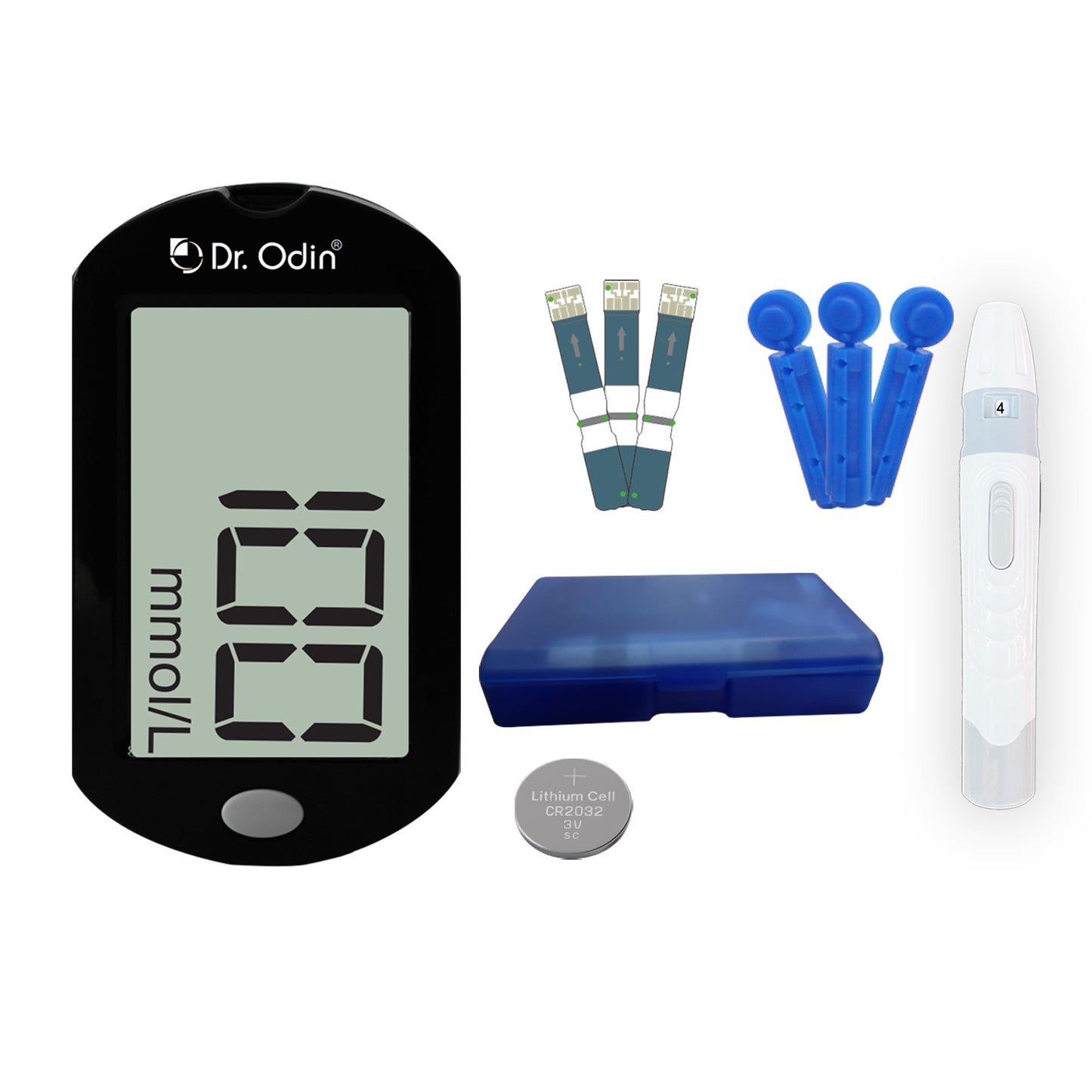 Dr. Odin Blood Glucose Meter GDH-FAD Kit - AC-307