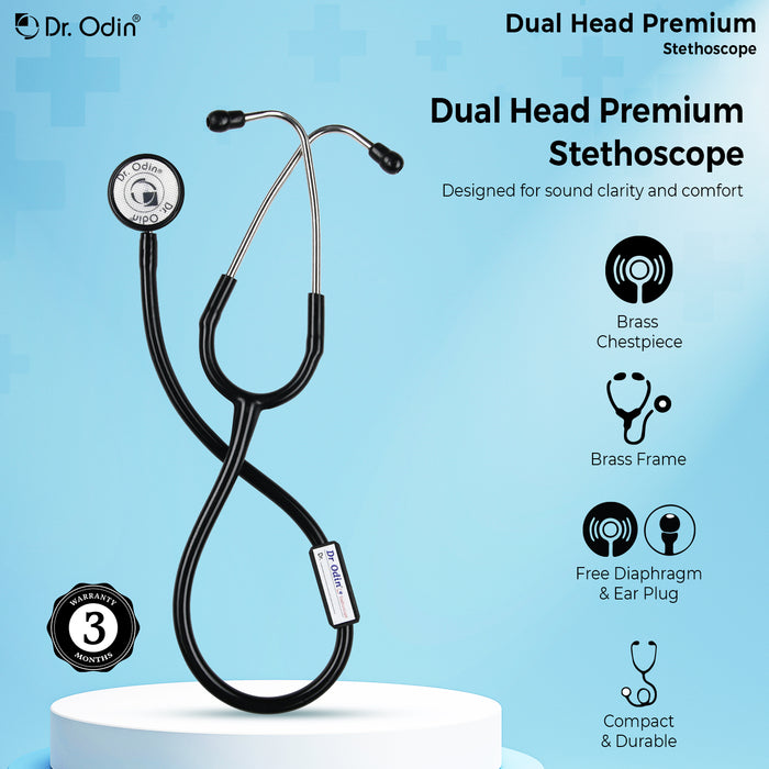 dr. odin Stethoscope Dual head Premium