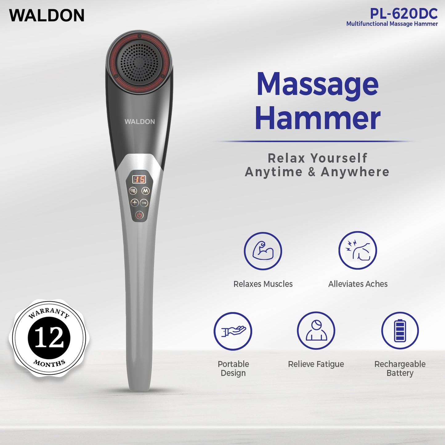 Waldon Multifunctional Cordless Massage PL-620DC
