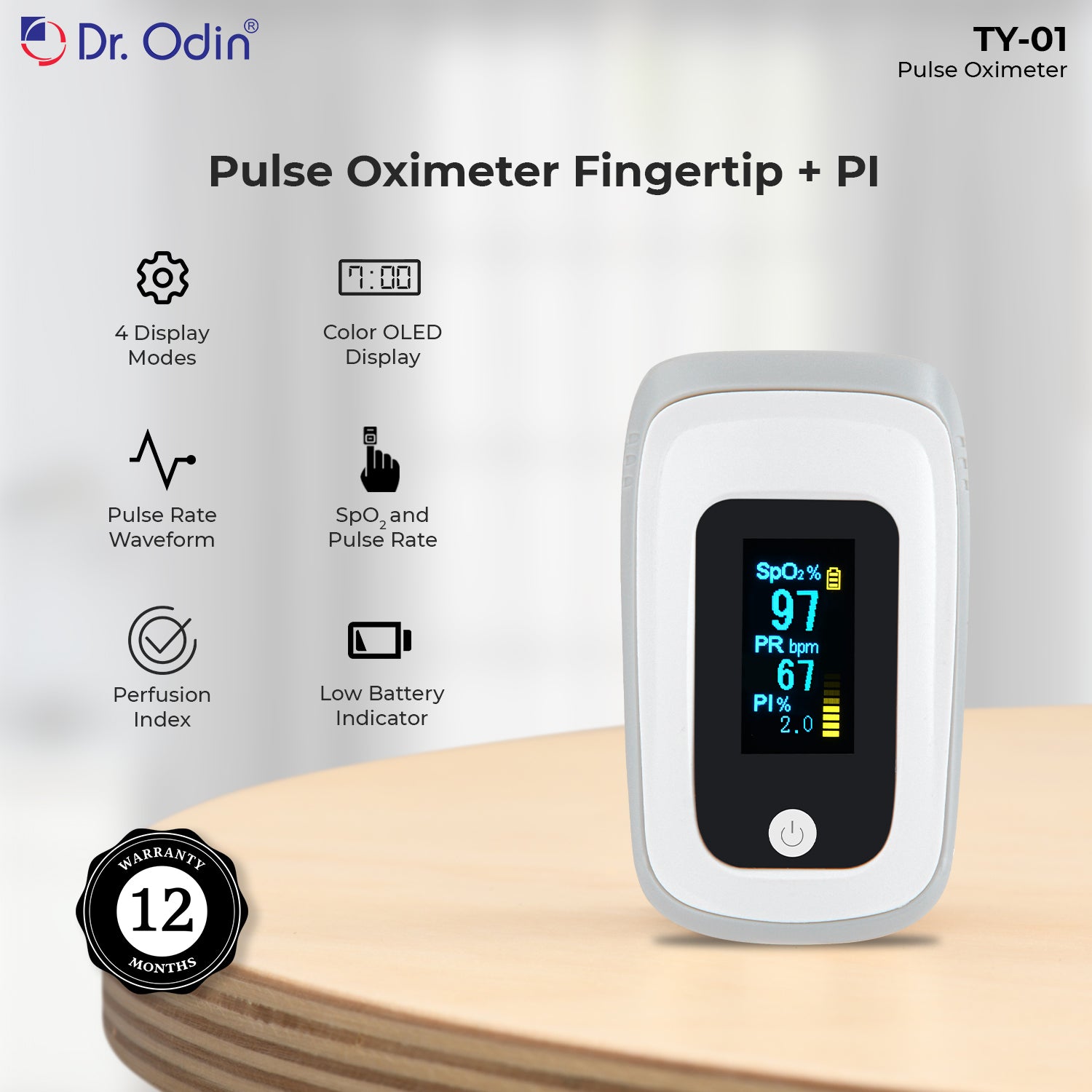 Dr. Odin Pulse Oximeter TY-01