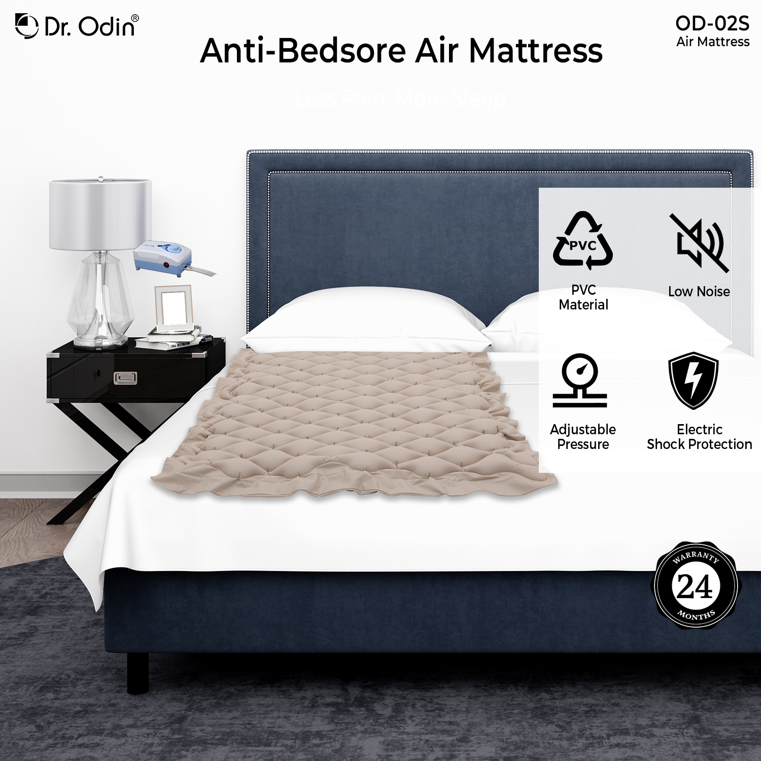 Compact Anti Bedsore Air Mattress OD02S for Comfort Dr. Odin