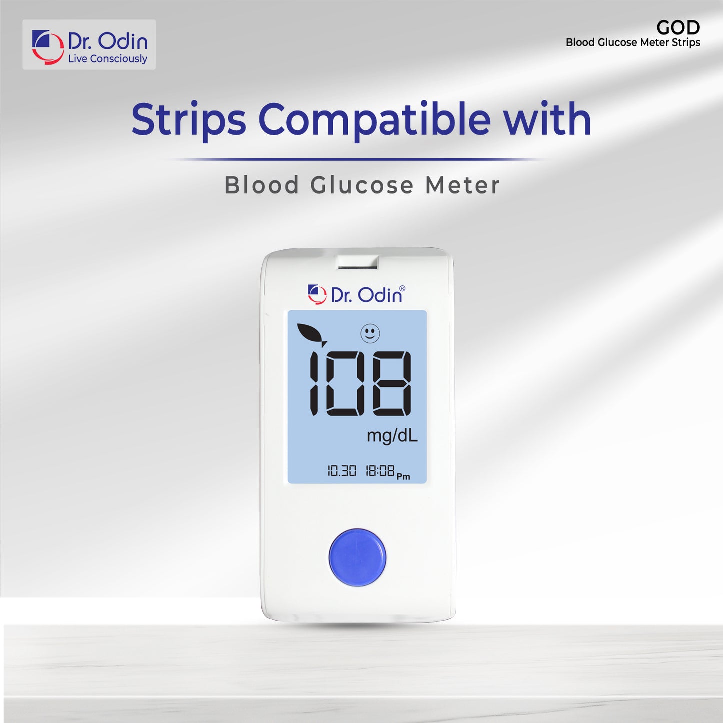 Dr. Odin 
Blood Glucose Meter GOD 50 Test Strips Only