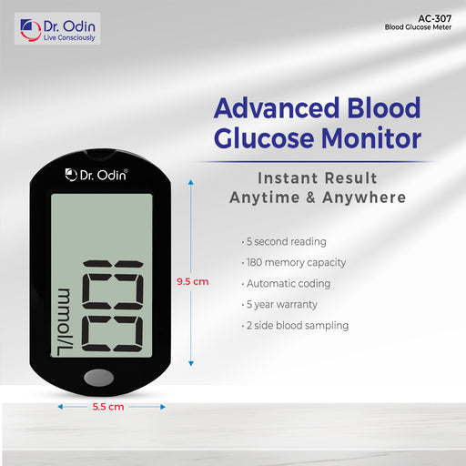 Dr. Odin Blood Glucose GDH-FAD Meter Only - AC-307