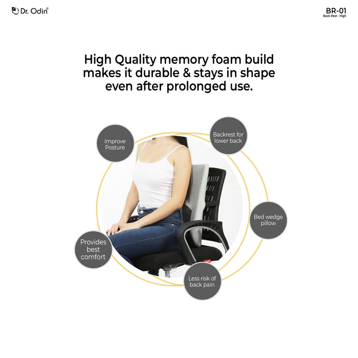 Dr. Odin Back Rest High ergonomic chair for lumbar support