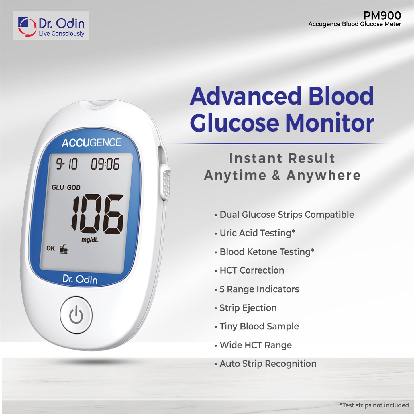 Accugence Blood Glucose Meter GOD Kit - PM900