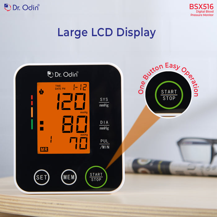 Dr. Odin Blood Pressure Monitor BSX516 Black