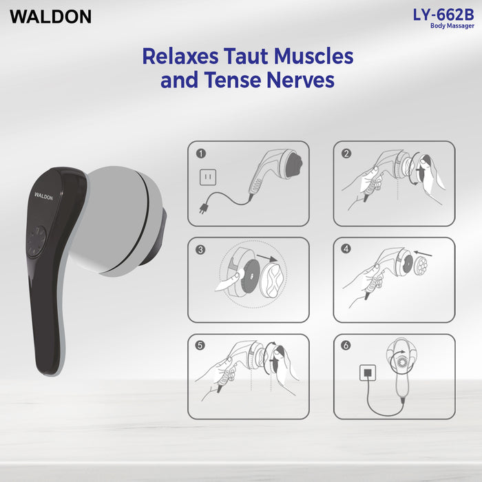 Waldon Handheld Body Massager LY-662B