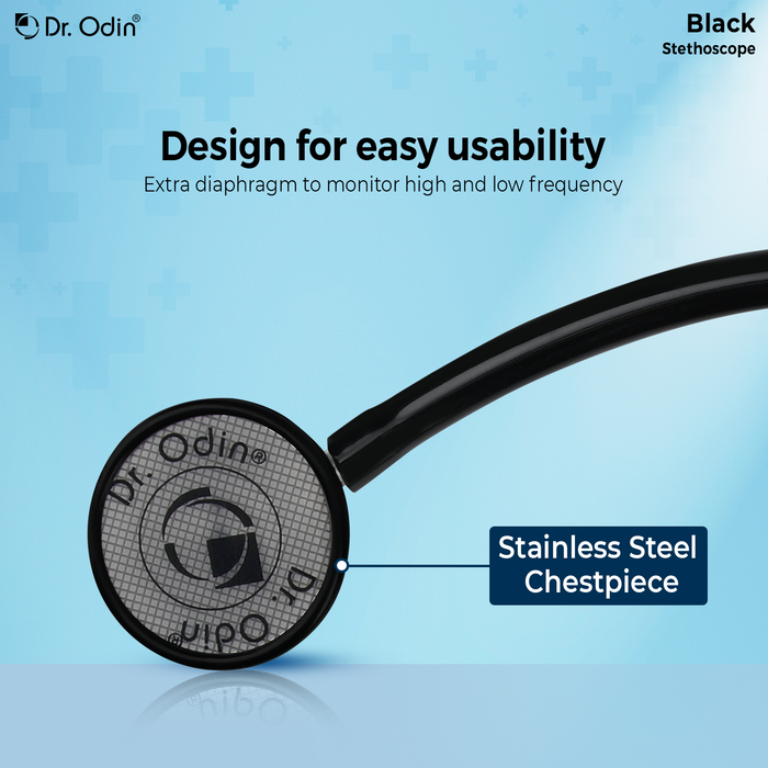 dr. odin Stethoscope Black Color