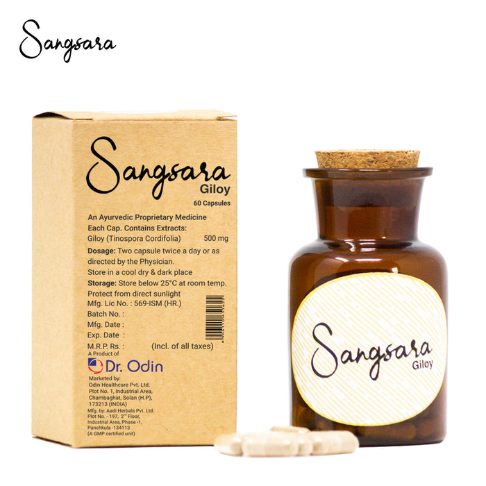 Sangsara Giloy Capsules - 60 Count