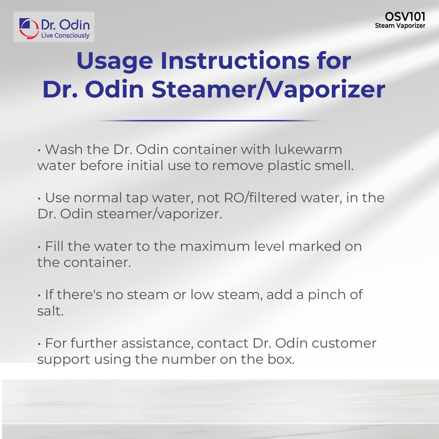 dr. odin Steam Inhaler Single Layer OSV101