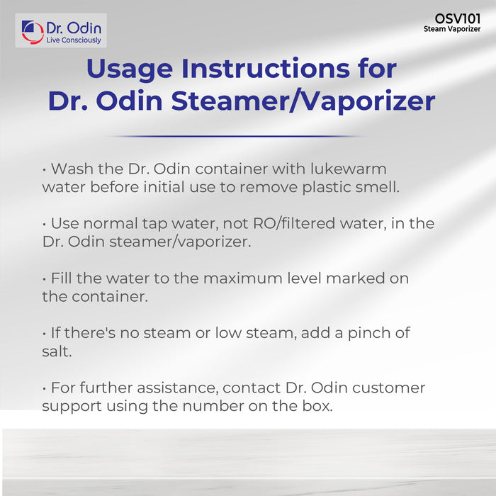 dr. odin Steam Inhaler Single Layer OSV101