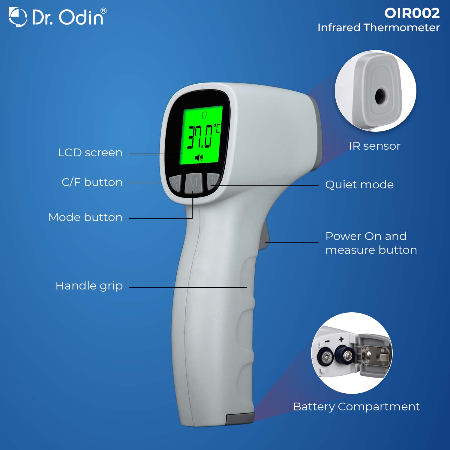 Dr. Odin Infrared Thermometer OIR002