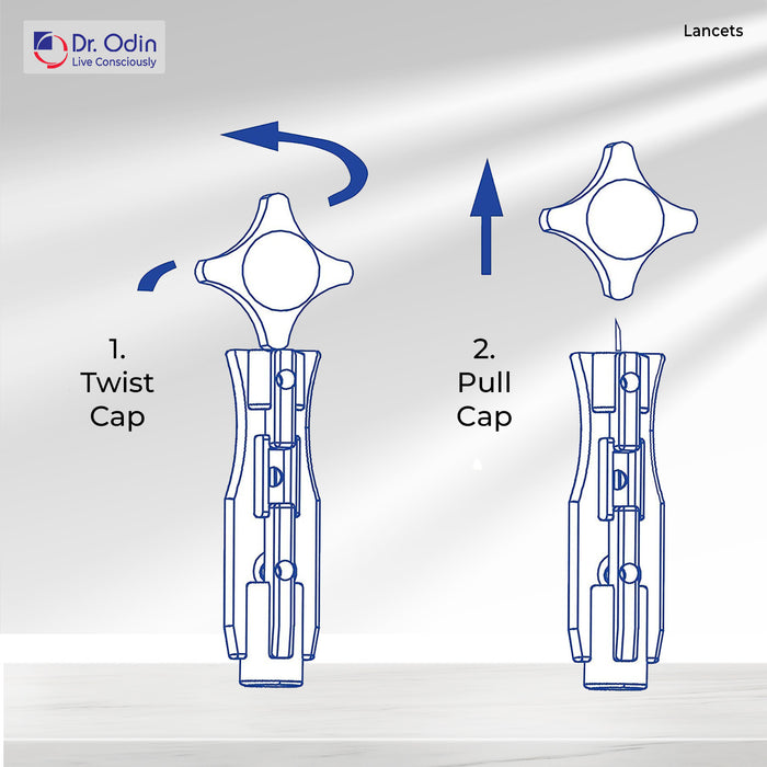 Dr. Odin Lancets for Blood Glucose Meter - 100 Lancets