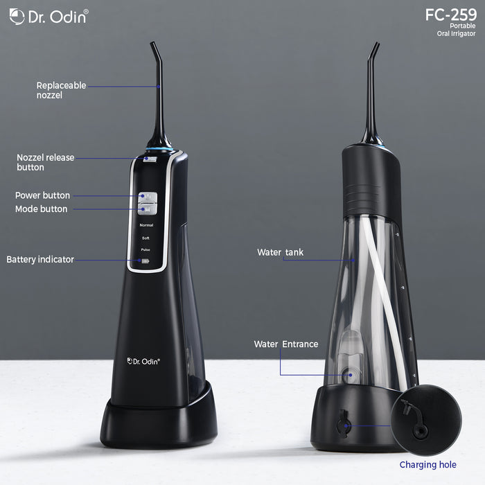 Dr. Odin Portable Oral Irrigator Black FC259