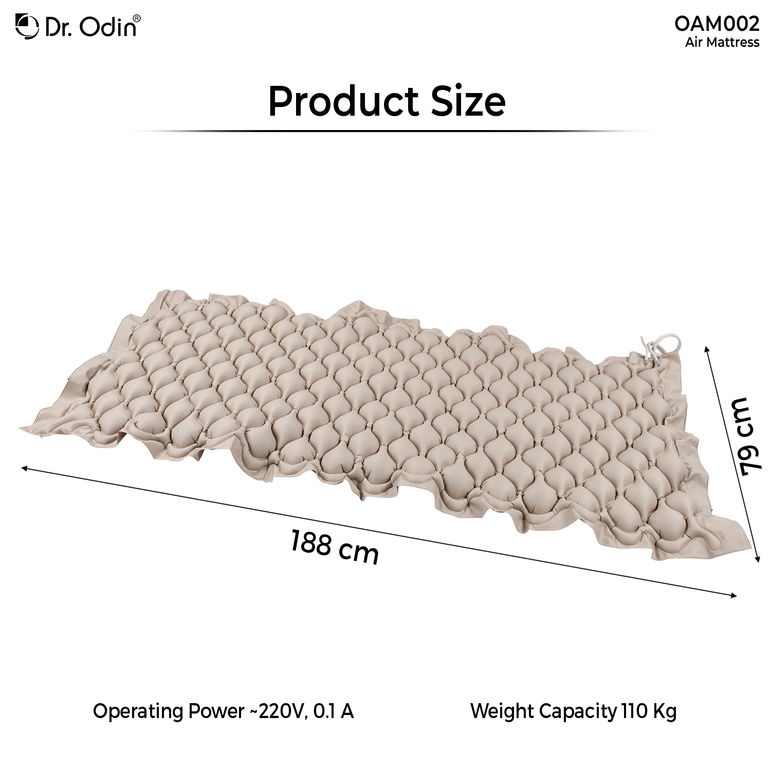 Dr. Odin Anti Bedsore Air Mattress Small - OAM002