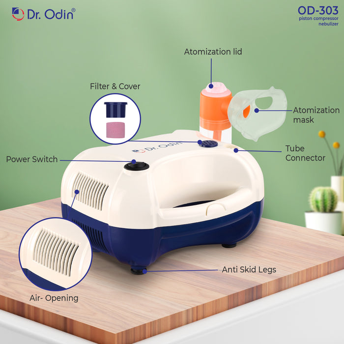 Dr. Odin Piston Compressor Nebulizer OD303