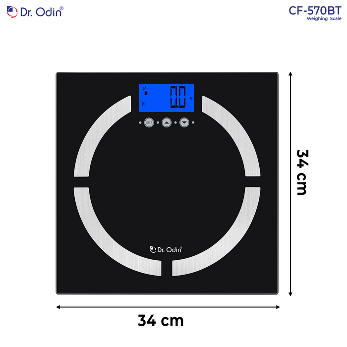 Dr. Odin Body Fat Analyzer Black CF570BT