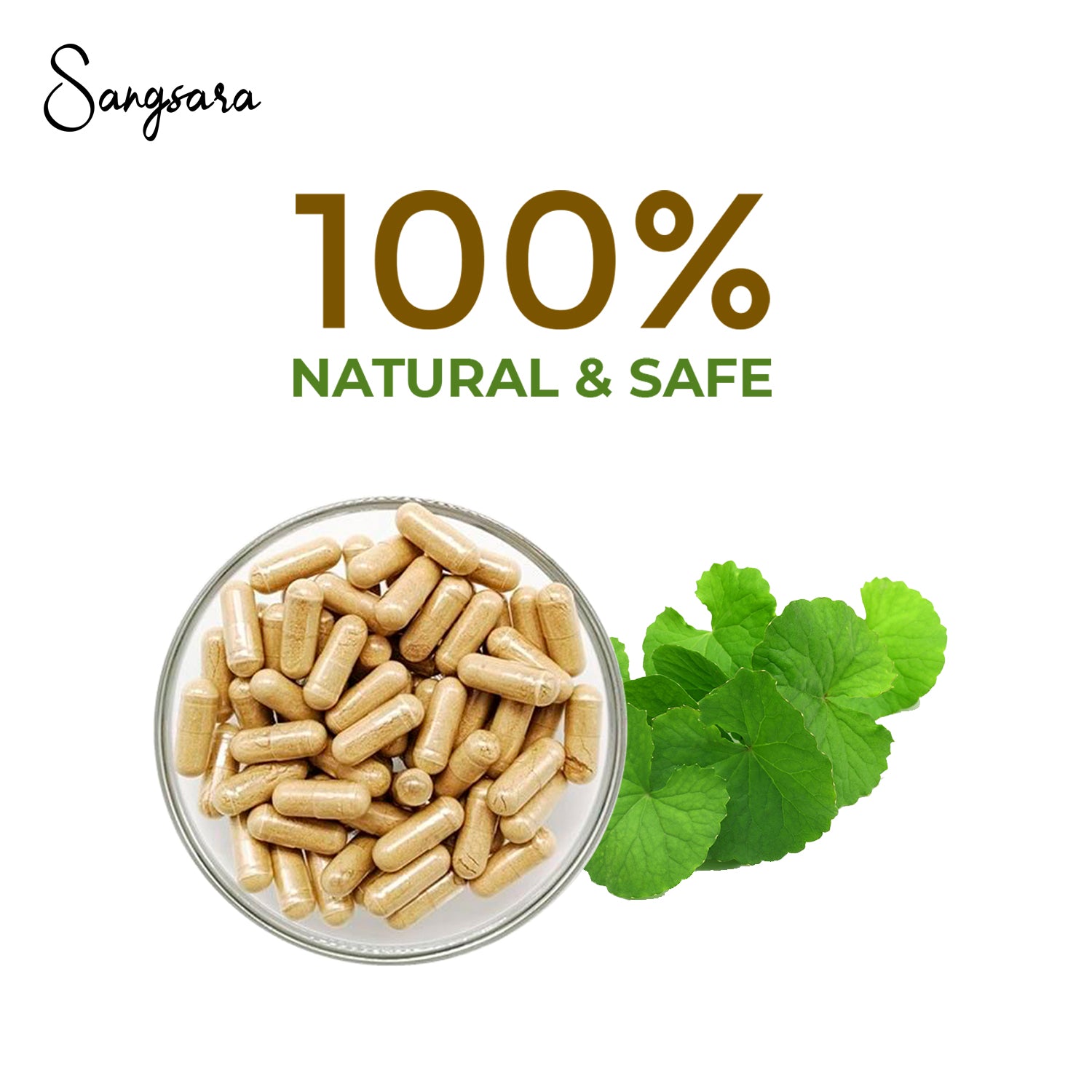 Sangsara Brahmi Capsules - 60 Count