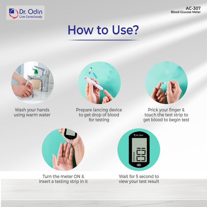 Dr. Odin Blood Glucose Meter GDH-FAD Kit - AC-307