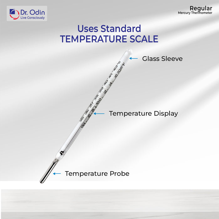 Dr. Odin Mercury Thermometer Regular