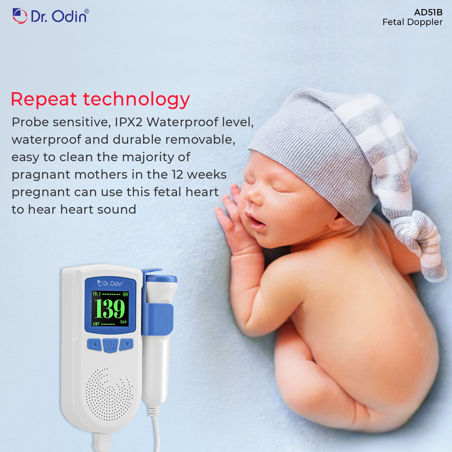 Dr. Odin Fetal Doppler AD51B