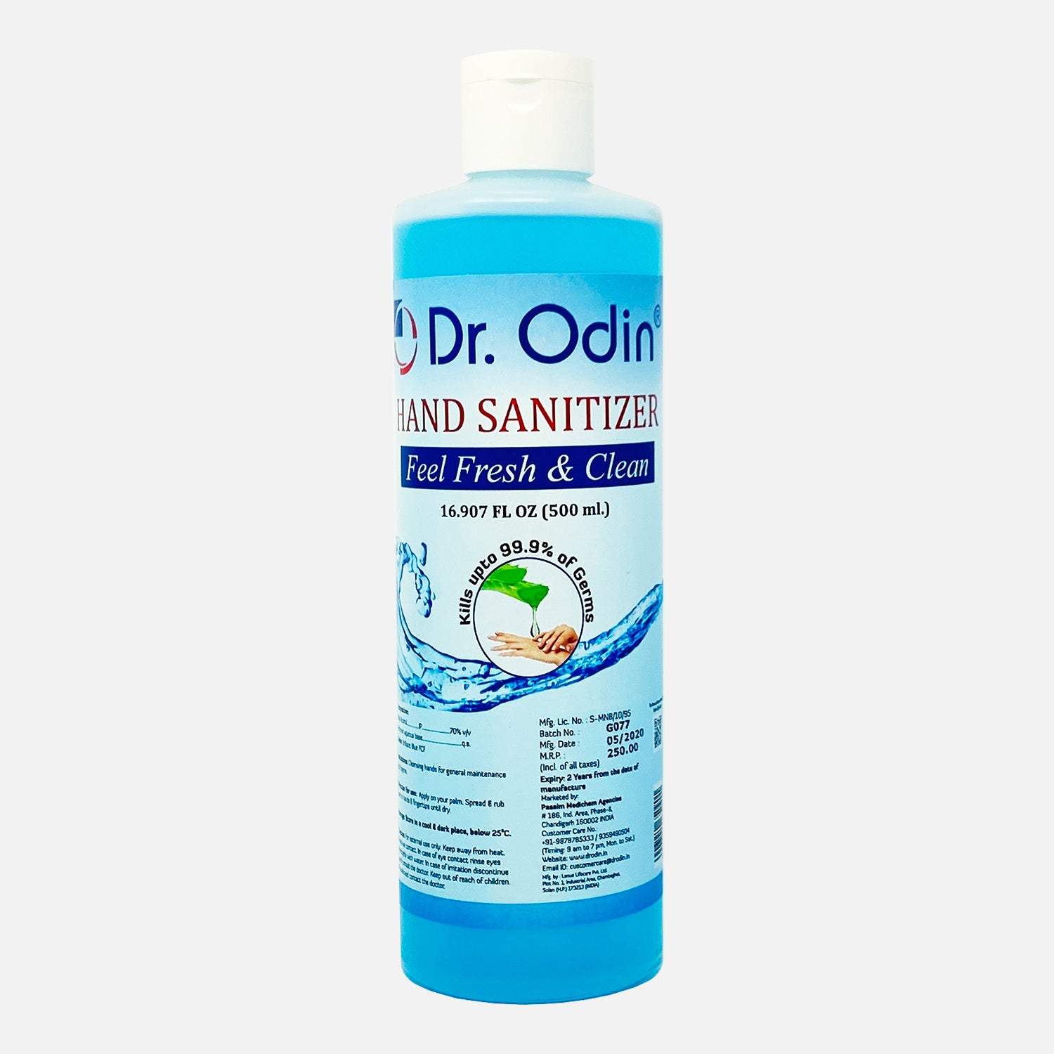 Dr. Odin Hand Sanitizer with Flip Top 500ml